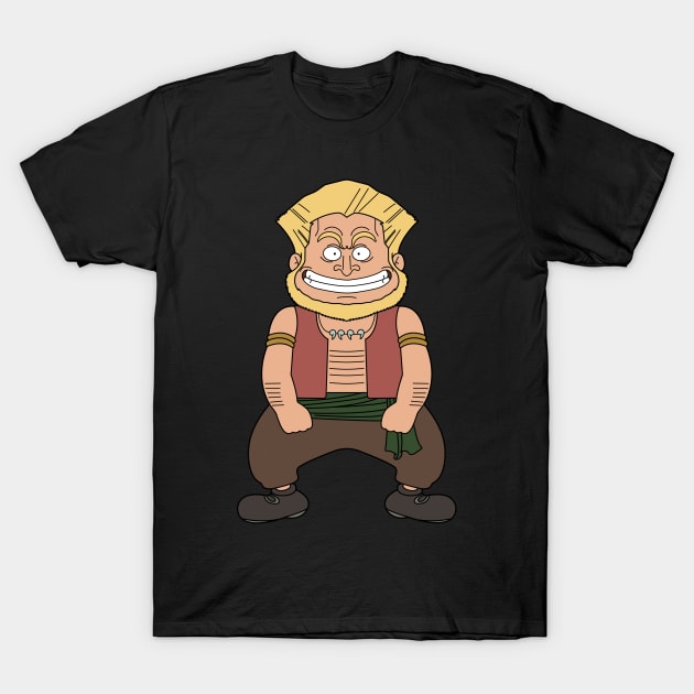 Buggy Pirate 2 T-Shirt by onepiecechibiproject